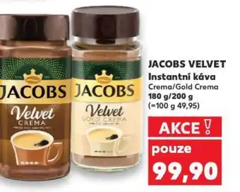 Kaufland JACOBS VELVET Instantní káva nabídka