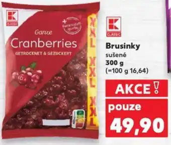 Kaufland Brusinky sušené nabídka