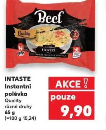 Kaufland INTASTE Instantní polévka nabídka