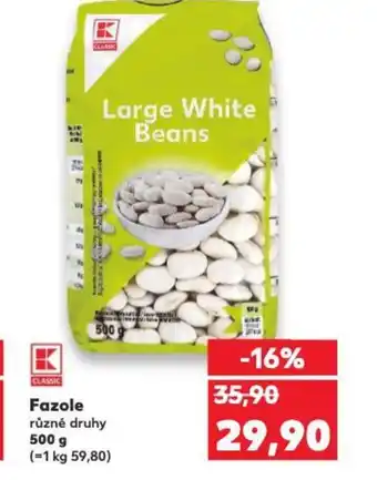 Kaufland Fazole nabídka