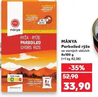 Kaufland MÁNYA Parboiled rýže nabídka