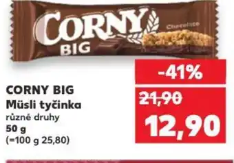 Kaufland CORNY BIG Müsli tyčinka nabídka