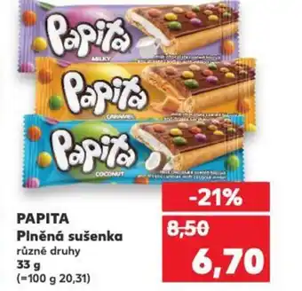 Kaufland PAPITA Plněná sušenka nabídka