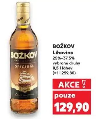 Kaufland BOŽKOV Lihovina nabídka