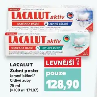 Kaufland LACALUT Zubní pasta nabídka