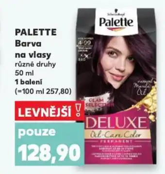 Kaufland PALETTE Barva na vlasy nabídka