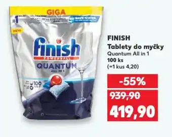 Kaufland FINISH Tablety do myčky nabídka