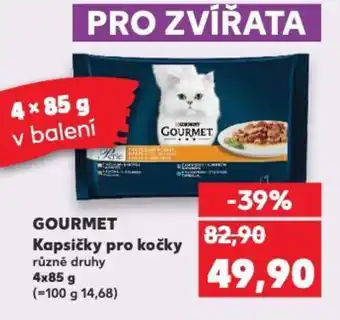 Kaufland GOURMET Kapsičky pro kočky nabídka