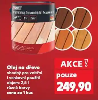 Kaufland Olej na dřevo nabídka