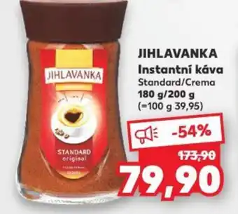 Kaufland JIHLAVANKA Instantní káva nabídka