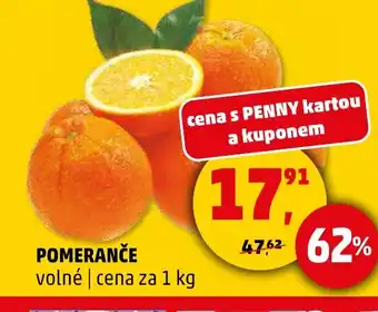 Penny Market POMERANČE nabídka