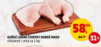 Penny Market KUŘECÍ ZADNÍ ČTVRTKY DOBRÉ MASO nabídka