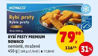 Penny Market RYBÍ PRSTY PREMIUM NOWACO nabídka