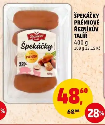 Penny Market ŠPEKÁČKY PRÉMIOVÉ ŘEZNÍKŮV TALÍŘ 400 g nabídka