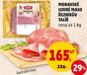 Penny Market MORAVSKÉ UZENÉ MASO ŘEZNÍKŮV TALÍŘ nabídka