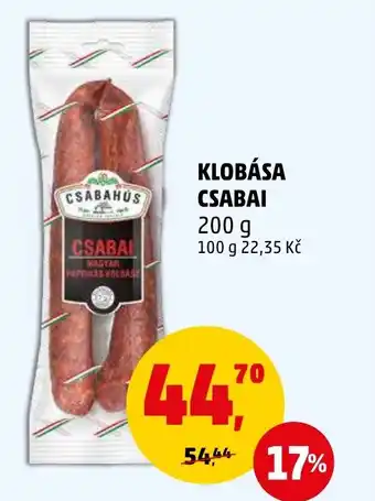 Penny Market KLOBÁSA CSABAI 200 g nabídka