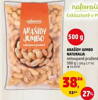 ARAŠÍDY JUMBO NATURALIA