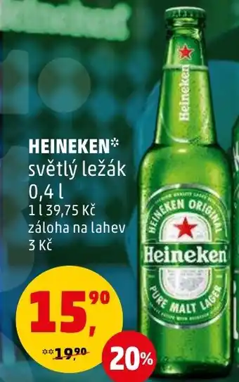 Penny Market HEINEKEN světlý ležák nabídka