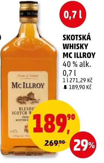 Penny Market SKOTSKÁ WHISKY MC ILLROY nabídka