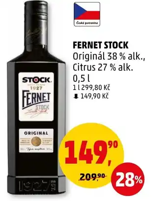 Penny Market FERNET STOCK nabídka