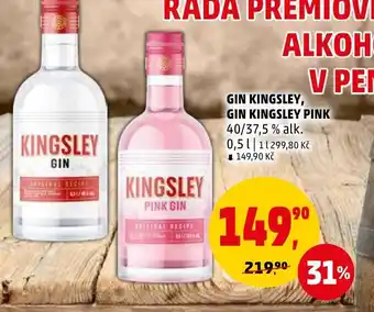 Penny Market GIN KINGSLEY, GIN KINGSLEY PINK nabídka