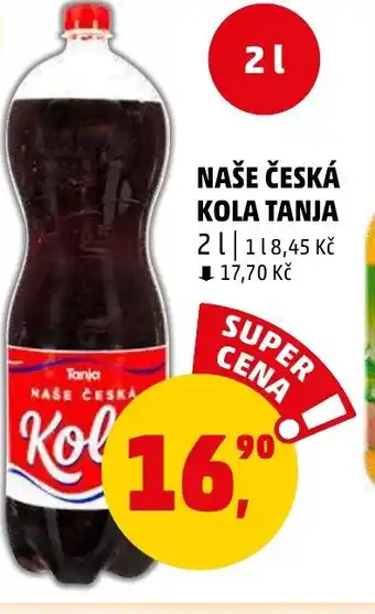Penny Market NAŠE ČESKÁ KOLA TANJA nabídka