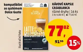 Penny Market KÁVOVÉ KAPSLE CASABLANCA nabídka