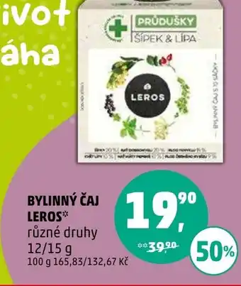 Penny Market BYLINNÝ ČAJ LEROS nabídka