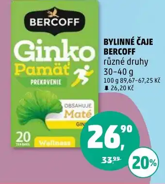 Penny Market BYLINNÉ ČAJE BERCOFF nabídka