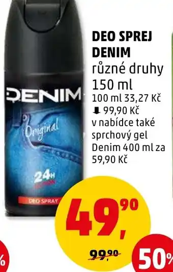 Penny Market DEO SPREJ DENIM nabídka