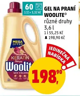 Penny Market GEL NA PRANÍ WOOLITE nabídka