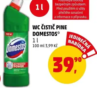 Penny Market WC ČISTIČ PINE DOMESTOS nabídka