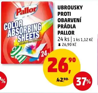 Penny Market UBROUSKY PROTI OBARVENÍ PRÁDLA PALLOR nabídka