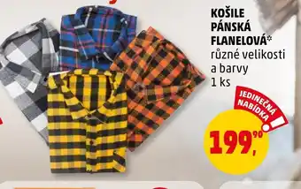KOŠILE PÁNSKÁ FLANELOVÁ