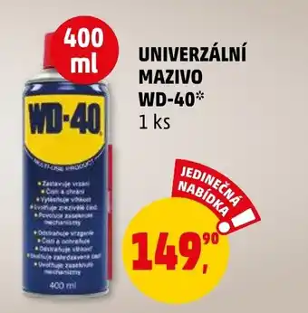 Penny Market UNIVERZÁLNÍ MAZIVO WD-40 nabídka