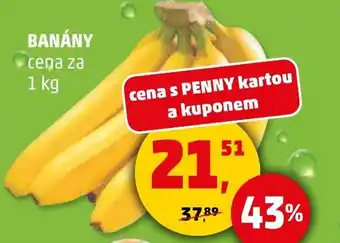 Penny Market BANÁNY nabídka