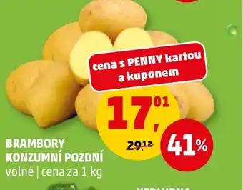 Penny Market BRAMBORY KONZUMNÍ POZDNÍ nabídka