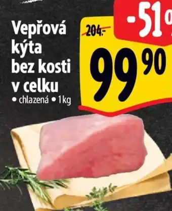 Albert Vepřová kýta bez kosti v celku nabídka