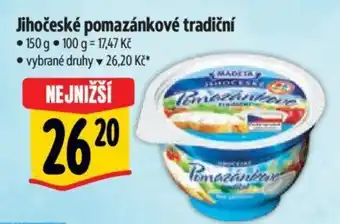 Albert Jihočeské pomazánkové tradiční nabídka