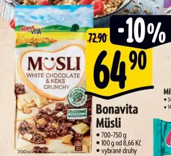 Albert Bonavita Müsli nabídka