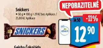 Albert Snickers nabídka