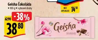 Albert Geisha Čokoláda nabídka