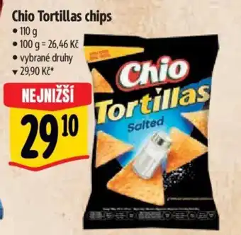 Albert Chio Tortillas chips nabídka