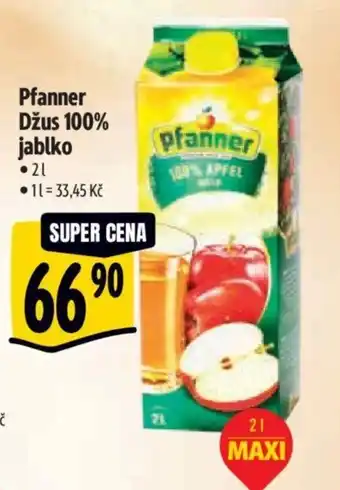 Albert Pfanner Džus 100% jablko nabídka