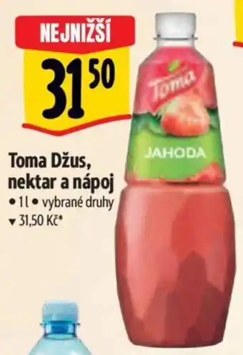 Albert Toma Džus, nektar a napoj nabídka