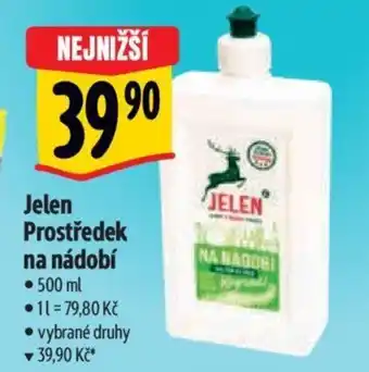 Albert Jelen Prostředek na nádobí nabídka