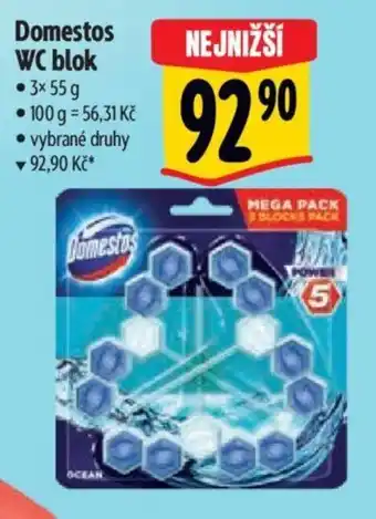 Albert Domestos WC blok nabídka