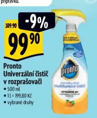 Albert Pronto Univerzální čistič v rozprašovači nabídka