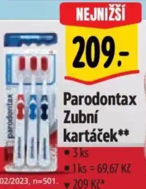 Albert Parodontax Zubní kartáček nabídka