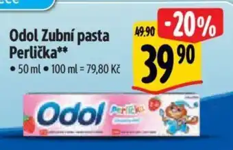 Albert Odol Zubní pasta Perlička nabídka